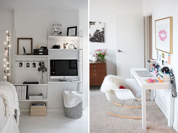 Comment créer une zone de travail dans un appartement: astuces stylistes