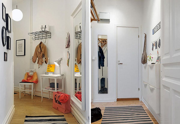 Un petit couloir: comment créer un intérieur pratique