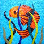 Mosaïque dans la salle de bain Mosaïque dans la salle de bain