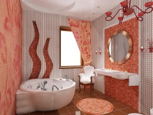 Mosaïque dans la salle de bain Mosaïque dans la salle de bain