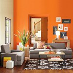 Orange à l'intérieur