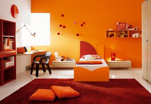 Orange à l'intérieur