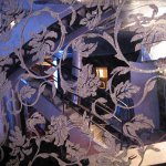 Sablage sur un miroir Sablage sur un miroir