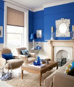 Bleu à l'intérieur