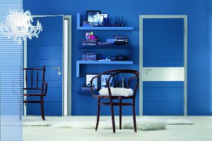 Bleu à l'intérieur