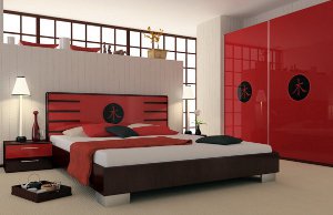 Chambre à coucher dans le style japonais Chambre à coucher dans le style japonais