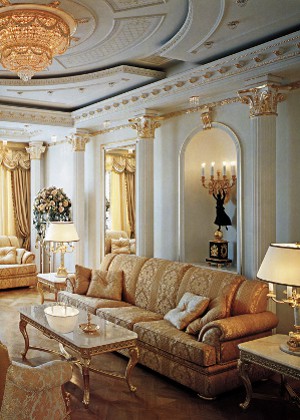 Style baroque à l'intérieur Style baroque à l'intérieur