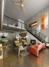 Style loft à l'intérieur