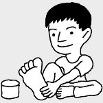 Comment soigner les fissures sur les talons