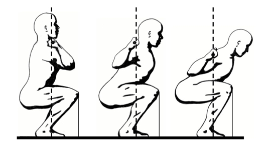 Squats: les exercices corrects pour les fesses
